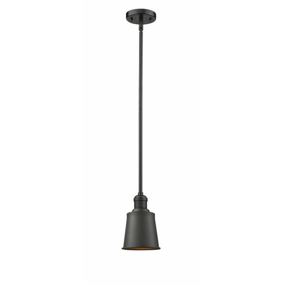201S-OB-M9-OB Innovations Lighting Addison - 1 Light Stem Hung Mini Pendant In Traditional Style-6 Inches Tall and 5 Inches Wide-Oil Rubbed Bronze