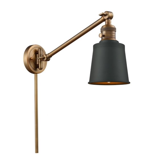 Innovations Lighting - Addison - 1 Light Swing Arm Wall Sconce With Switch In