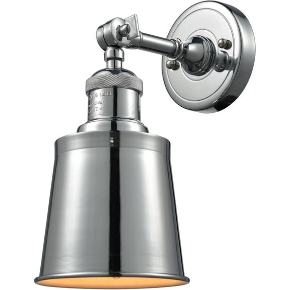 203-PC-M9-PC Innovations Lighting Addison-One Light Wall Sconce-5 Inches Wide by 11 Inches High
