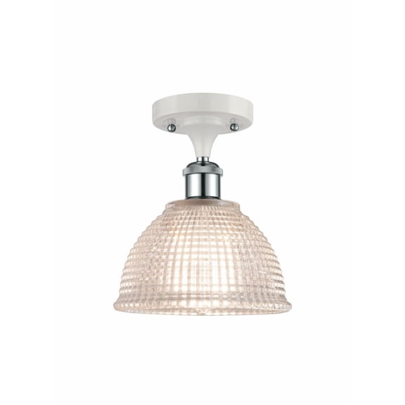 Innovations Lighting - Arietta - 1 Light Semi-Flush Mount  Matte Black Finish