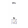 thumbnail image 1 of 616-1P-PC-G124-8 Innovations Lighting Athens - 1 Light Cord Hung Mini Pendant In Industrial Style-10.75 Inches Tall and 8 Inches Wide-Polished Chrome, 1 of 7