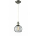 thumbnail image 1 of 516-1P-SN-G122-8 Innovations Lighting Athens - 1 Light Mini Pendant In Industrial Style-10 Inches Tall and 8 Inches Wide-Brushed Satin Nickel, 1 of 2