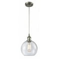 thumbnail image 1 of 516-1P-SN-G124-8 Innovations Lighting Athens - 1 Light Mini Pendant In Industrial Style-10 Inches Tall and 8 Inches Wide-Brushed Satin Nickel, 1 of 2