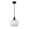 thumbnail image 1 of 516-1P-BK-G122-8 Innovations Lighting Athens - 1 Light Mini Pendant In Industrial Style-10 Inches Tall and 8 Inches Wide-Matte Black Finish-Clear, 1 of 2