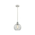 thumbnail image 1 of 516-1P-WPC-G122-8 Innovations Lighting Athens - 1 Light Mini Pendant In Industrial Style-10 Inches Tall and 8 Inches Wide-White/Polished Chrome, 1 of 1