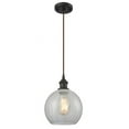 thumbnail image 1 of 516-1P-OB-G122-8 Innovations Lighting Athens - 1 Light Mini Pendant In Industrial Style-10 Inches Tall and 8 Inches Wide-Oil Rubbed Bronze, 1 of 1