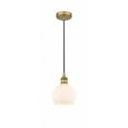 thumbnail image 1 of 616-1P-BB-G121-6-Innovations Lighting-Athens - 1 Light Mini Pendant In Industrial Style-8.88 Inches Tall and 6 Inches Wide-Brushed Brass Finish-Matte, 1 of 7