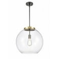 thumbnail image 1 of 221-1S-BAB-G122-16 Innovations Lighting Athens - 1 Light Pendant In Industrial Style-16.38 Inches Tall and 15.75 Inches Wide-Black Antique Brass, 1 of 2