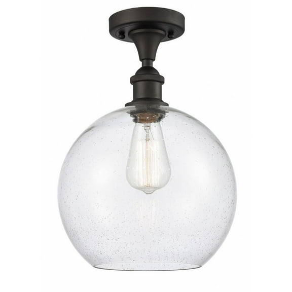 Innovations Lighting - Athens - 1 Light Semi-Flush Mount In Industrial Style-15
