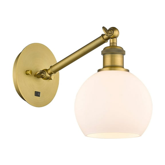 Innovations Lighting - Athens - 1 Light Wall Sconce In Industrial Style-10.5