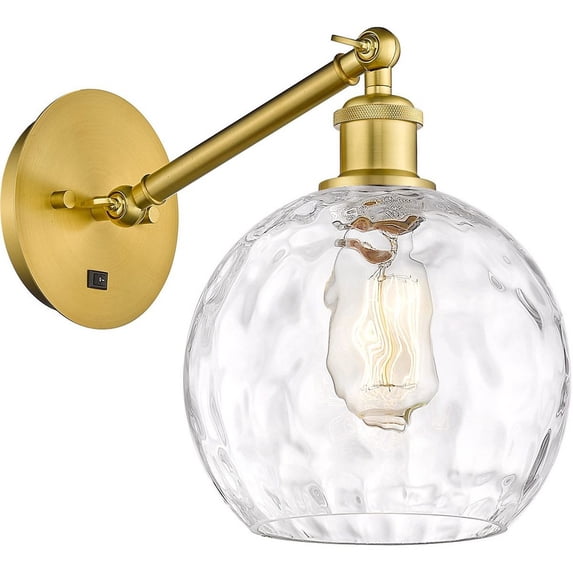 Innovations Lighting - Athens - 1 Light Wall Sconce In Industrial Style-12.38