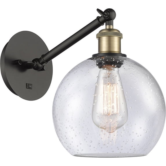 Innovations Lighting - Athens - 1 Light Wall Sconce In Industrial Style-12.38