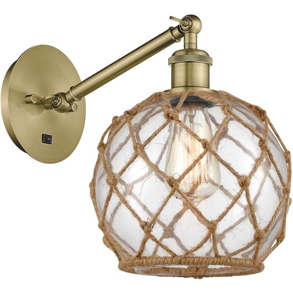 Innovations Lighting - Athens - 1 Light Wall Sconce In Industrial Style-12.38
