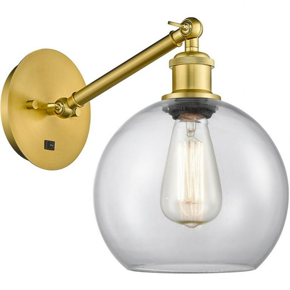 Innovations Lighting - Athens - 1 Light Wall Sconce In Industrial Style-12.38