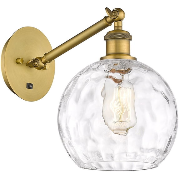 Innovations Lighting - Athens - 1 Light Wall Sconce In Industrial Style-12.38