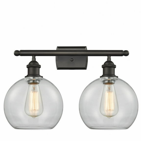 Innovations Lighting - Athens - 2 Light Bath Vanity In Industrial Style-11.25