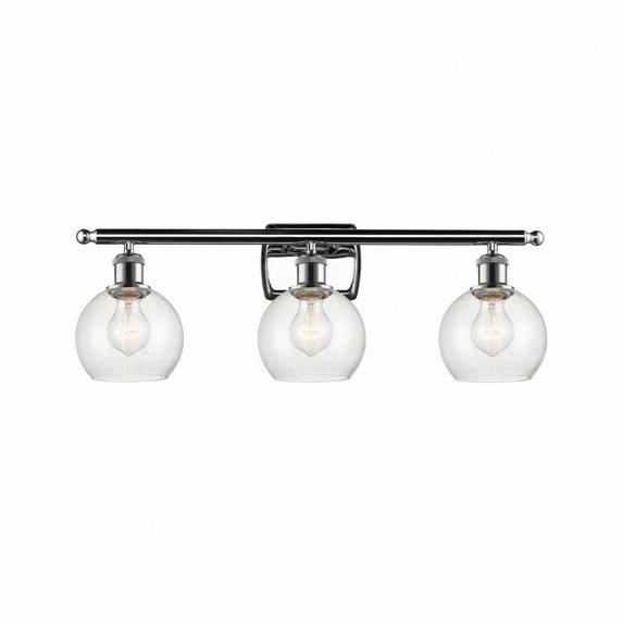 Innovations Lighting - Athens - 3 Light Bath Vanity In Industrial Style-9.38