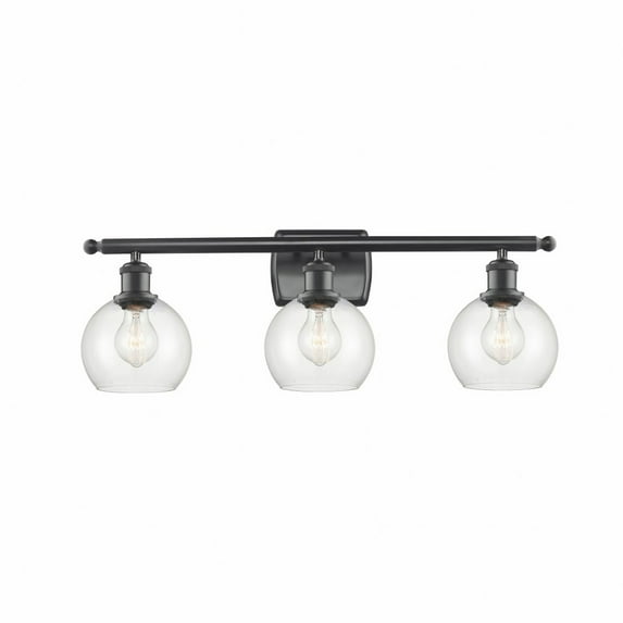 Innovations Lighting - Athens - 3 Light Bath Vanity In Industrial Style-9.38