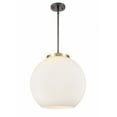 thumbnail image 1 of 221-3S-BAB-G121-16 Innovations Lighting Athens - 3 Light Pendant In Industrial Style-16.38 Inches Tall and 15.75 Inches Wide-Black Antique Brass, 1 of 2