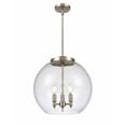 thumbnail image 1 of 221-3S-SN-G124-16 Innovations Lighting Athens - 3 Light Pendant In Industrial Style-16.38 Inches Tall and 15.75 Inches Wide-Brushed Satin Nickel, 1 of 2