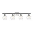 thumbnail image 1 of Innovations Lighting  Athens - 4 Light 36" Bath Vanity Light - 6" Shade Seedy/Brushed Satin Nickel Finish, 1 of 5