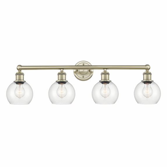 Innovations Lighting - Athens - 4 Light Bath Vanity In Industrial Style-10.63