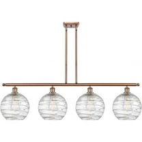 Innovations Lighting - Athens - 4 Light Island In Industrial Style-12.88 Inches
