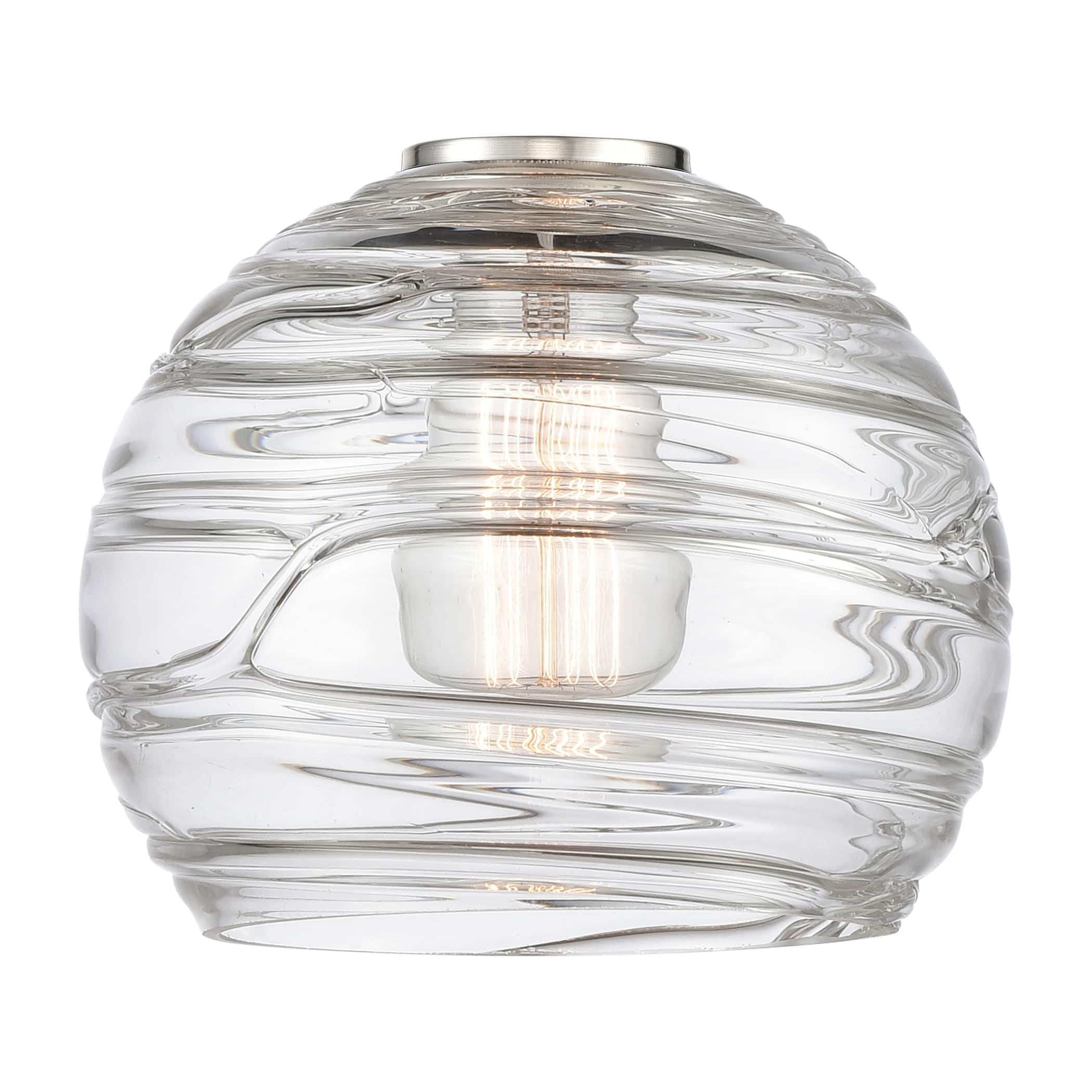 Matte Black Mini Globe Pendant Light with Chrome Swivel
