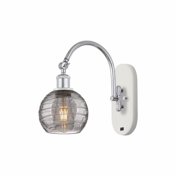 Innovations Lighting - Athens Deco Swirl - 1 Light Arm Swivels Side to Side Wall