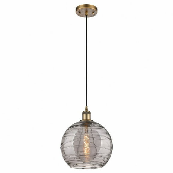 Innovations Lighting - Athens Deco Swirl - 1 Light Cord Hung Mini Pendant In