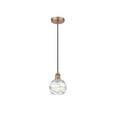 thumbnail image 1 of 616-1P-AC-G1213-6 Innovations Lighting Athens Deco Swirl - 1 Light Mini Pendant In Industrial Style-8.75 Inches Tall and 6 Inches Wide-Antique Copper, 1 of 7