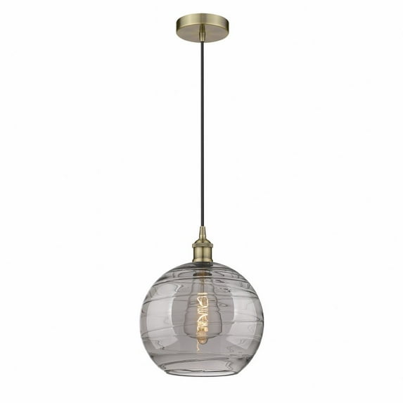 Innovations Lighting - Athens Deco Swirl - 1 Light Mini Pendant In Industrial