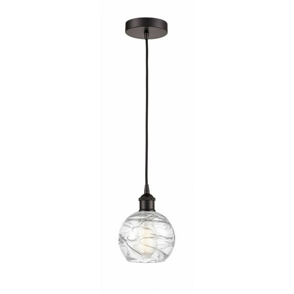 Innovations Lighting - Athens Deco Swirl - 1 Light Mini Pendant In Industrial