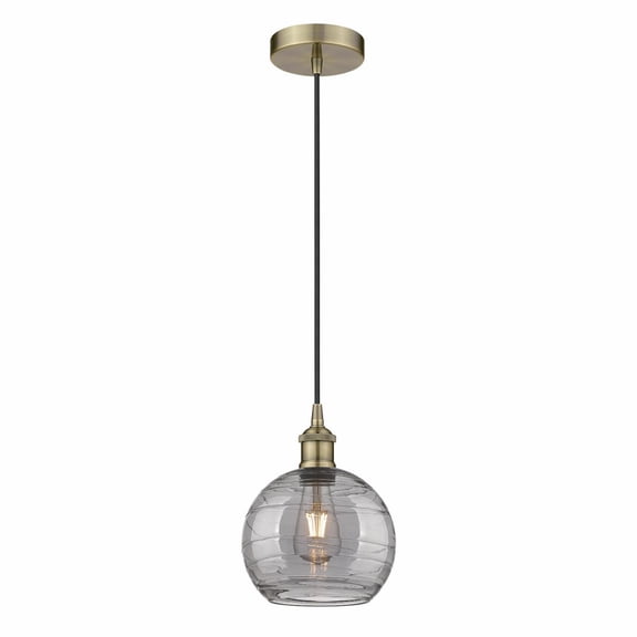 Innovations Lighting - Athens Deco Swirl - 1 Light Mini Pendant In Industrial