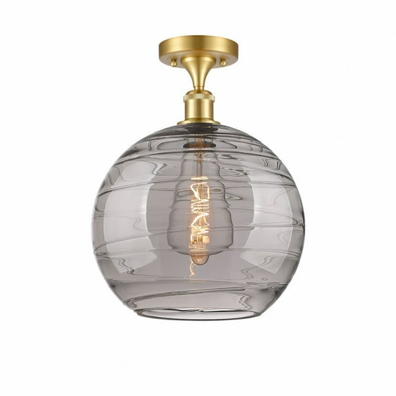Innovations Lighting - Athens Deco Swirl - 1 Light Semi-Flush Mount In