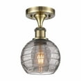 thumbnail image 1 of Innovations Lighting - Athens Deco Swirl - 1 Light Semi-Flush Mount In, 1 of 7