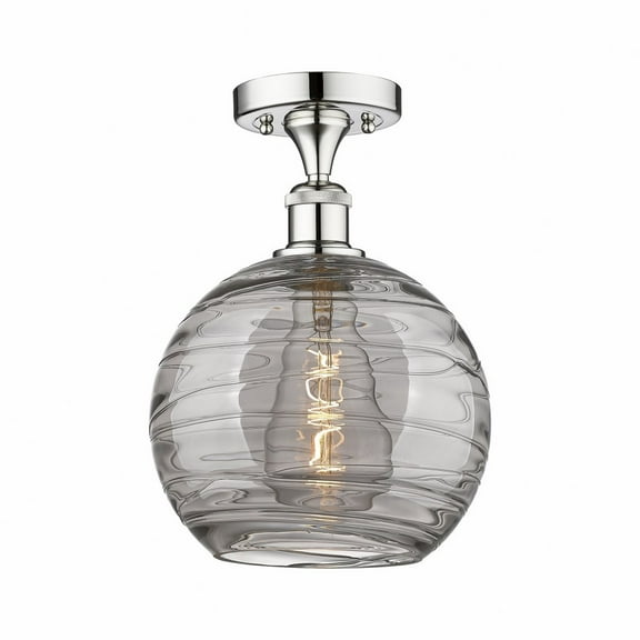 Innovations Lighting - Athens Deco Swirl - 1 Light Semi-Flush Mount In