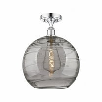 Innovations Lighting - Athens Deco Swirl - 1 Light Semi-Flush Mount In