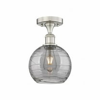 Innovations Lighting - Athens Deco Swirl - 1 Light Semi-Flush Mount In