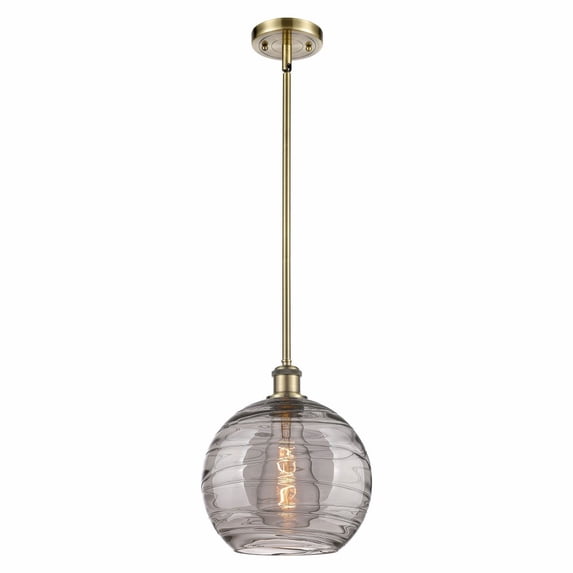 Innovations Lighting - Athens Deco Swirl - 1 Light Stem Hung Mini Pendant In
