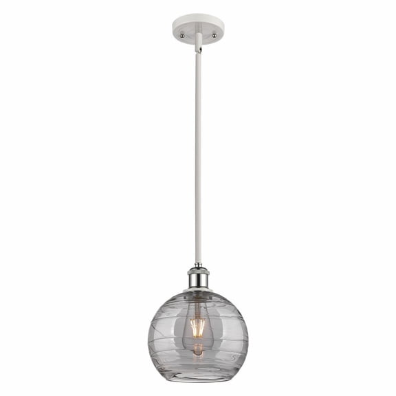 Innovations Lighting - Athens Deco Swirl - 1 Light Stem Hung Mini Pendant In