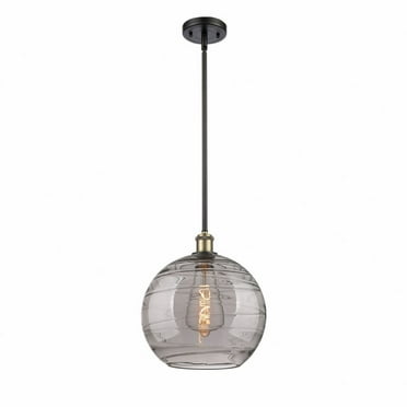Innovations Lighting - Athens Deco Swirl - 1 Light Stem Hung Mini Pendant In