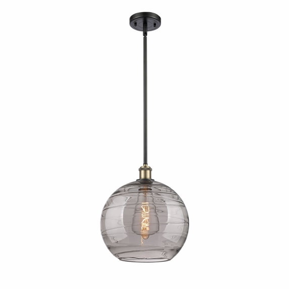 Innovations Lighting - Athens Deco Swirl - 1 Light Stem Hung Mini Pendant In