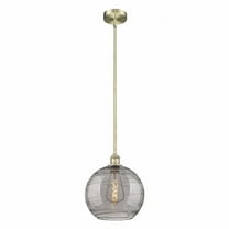 Innovations Lighting - Athens Deco Swirl - 1 Light Stem Hung Mini Pendant In