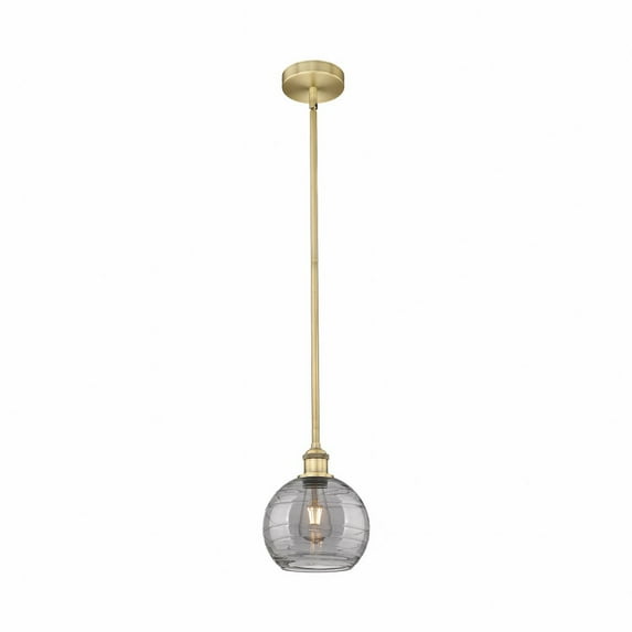 Innovations Lighting - Athens Deco Swirl - 1 Light Stem Hung Mini Pendant In