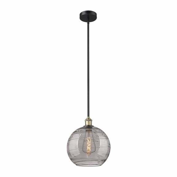 Innovations Lighting - Athens Deco Swirl - 1 Light Stem Hung Mini Pendant In