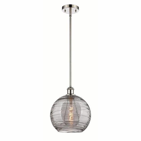 Innovations Lighting - Athens Deco Swirl - 1 Light Stem Hung Mini Pendant In