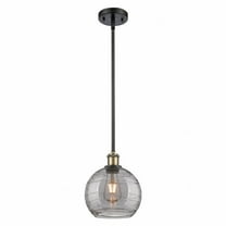 Innovations Lighting - Athens Deco Swirl - 1 Light Stem Hung Mini Pendant In