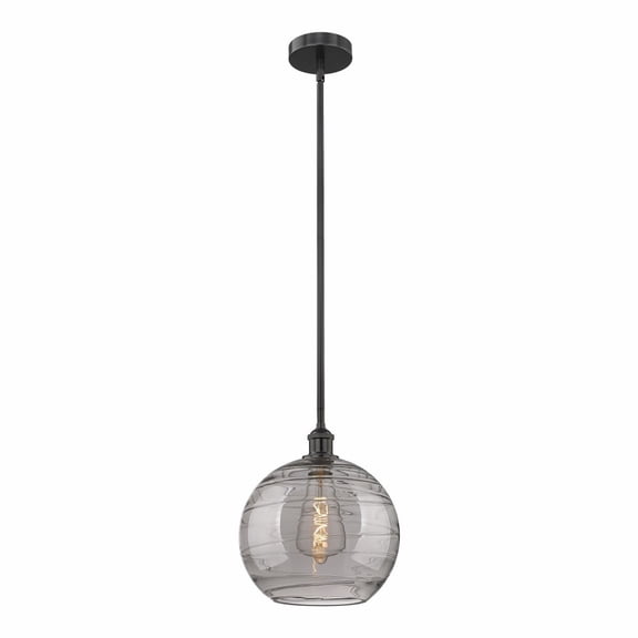 Innovations Lighting - Athens Deco Swirl - 1 Light Stem Hung Mini Pendant In