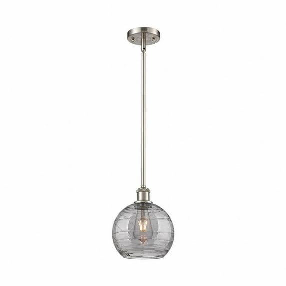 Innovations Lighting - Athens Deco Swirl - 1 Light Stem Hung Mini Pendant In